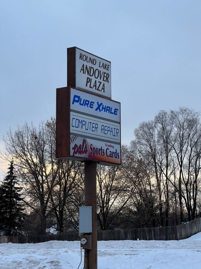 Pure Xhale Backlit Sign Photo